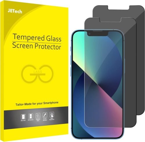 JETech Privacy Screen Protector for iPhone 16e 2025, iPhone 13/13 Pro 6.1-Inch, Anti Spy Tempered Glass Film, 2-Pack