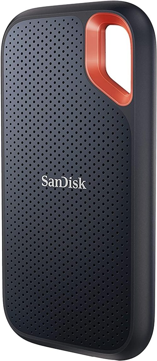 SanDisk 2TB Extreme Portable SSD – Up to 1050MB/s, USB-C, USB 3.2 Gen 2, IP65 Water and Dust Resistance, Updated Firmware – External Solid State Drive – SDSSDE61-2T00-G25