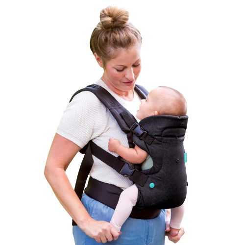 Infantino Flip 4-in-1 Carrier – Ergonomic for Newborns and Older Babies 8-32 lbs