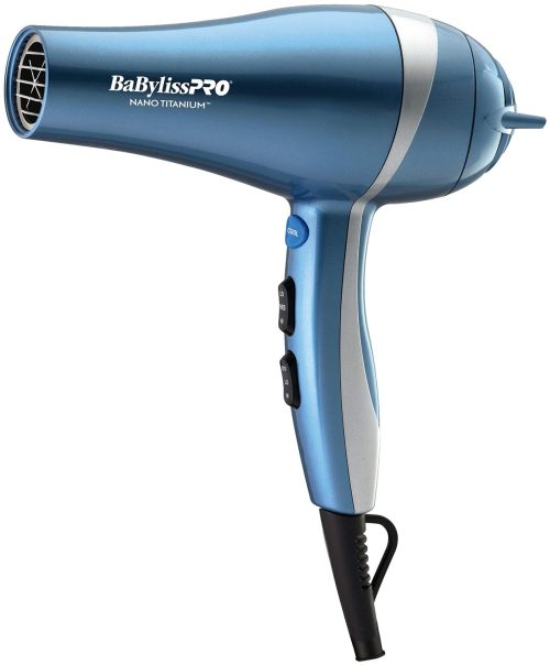 BaBylissPRO Hair Dryer, Nano Titanium 2000-Watt Blow Dryer, Professional/Ionic